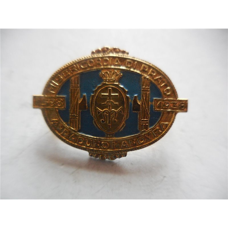 Distintivo 4 secolo misericordia Prato 1538 1938