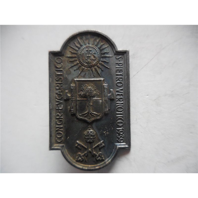 Distintivo congresso eucaristico S.Pietro Vernotico 1939