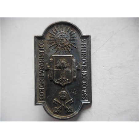 Distintivo congresso eucaristico S.Pietro Vernotico 1939