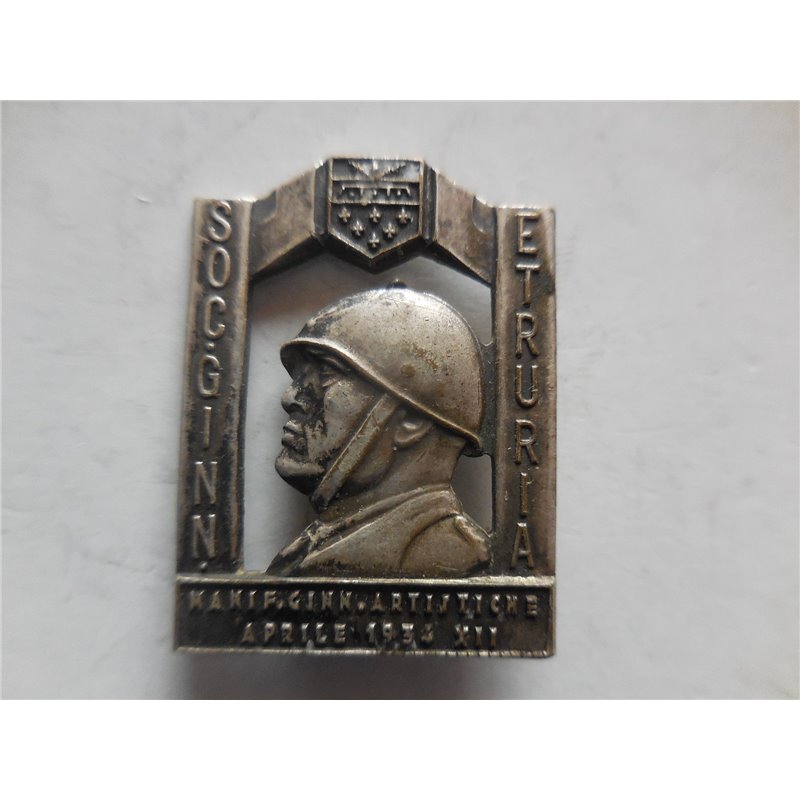 Distintivo società ginnastica Etruria 1934