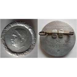 Distintivo di propaganda nazista con Hitler 1935-36