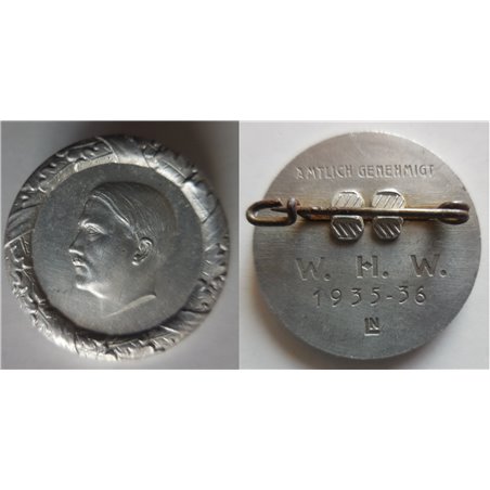 Distintivo di propaganda nazista con Hitler 1935-36