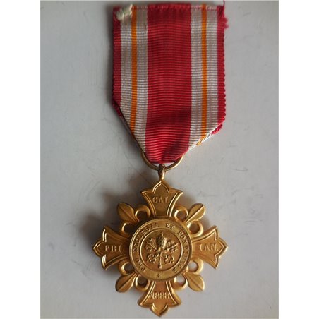 Croce pro ecclesia et pontefice Leone XIII 1888 dorata