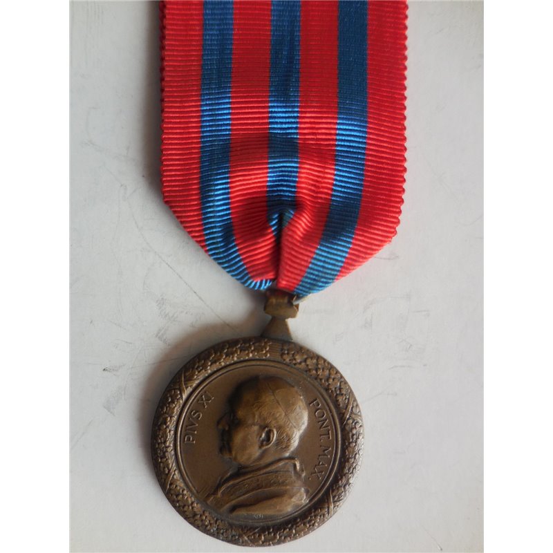 Medaglia ai benemerenti Pio XI 1929 bronzo