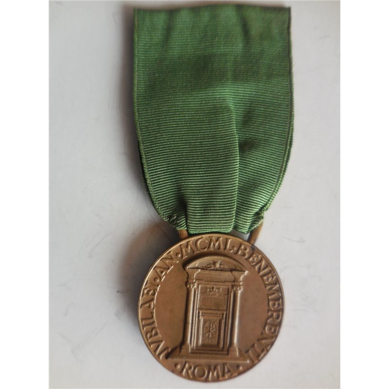 Medaglia ai benemerenti Giubileo 1950 Pio XII bronzo