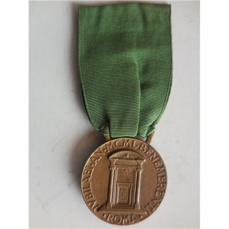 Medaglia ai benemerenti Giubileo 1950 Pio XII bronzo