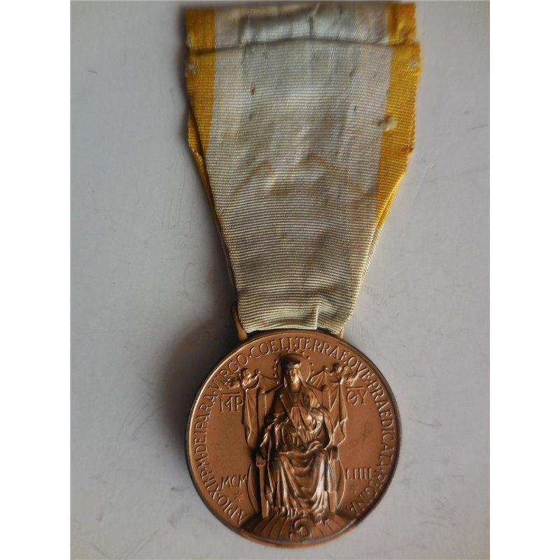 Medaglia centenario immacolata concezione 1954 Pio XII