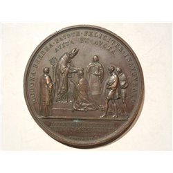 Regno Lombardo Veneto medaglia per l'incoronazione di Ferdinando I 1838 2