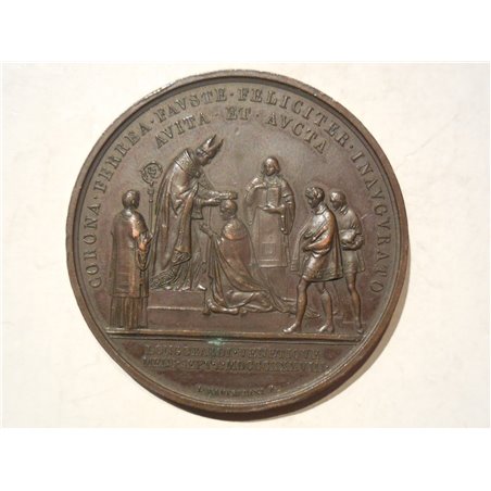Regno Lombardo Veneto medaglia per l'incoronazione di Ferdinando I 1838