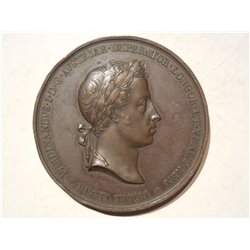 Regno Lombardo Veneto medaglia per l'incoronazione di Ferdinando I 1838