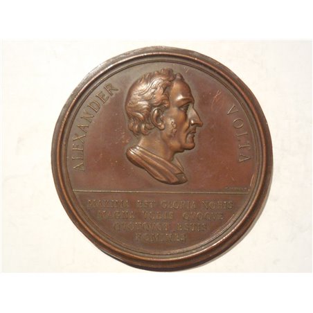 Medaglia Alessandro Volta università di Pavia 1925