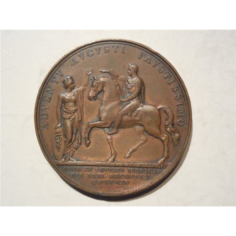 Lombardo veneto rientro a Milano di Francesco I 1815