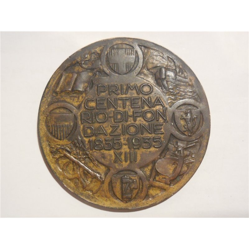 Lucca medaglia per il centenario della cassa di risparmio 1935