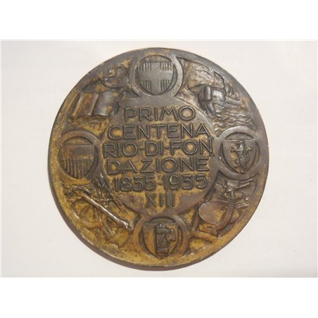 Lucca medaglia per il centenario della cassa di risparmio 1935