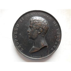 Gran Ducato di Toscana medaglia per l'ampliamento delle franchigie a Livorno 1834