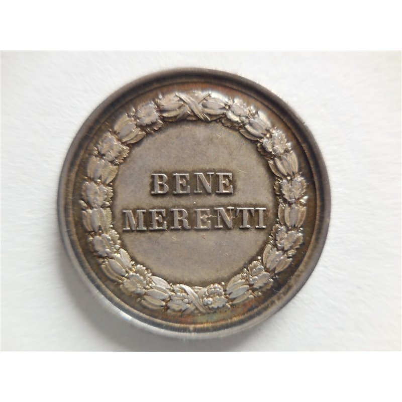 Pio IX medaglia ai benemerenti argento