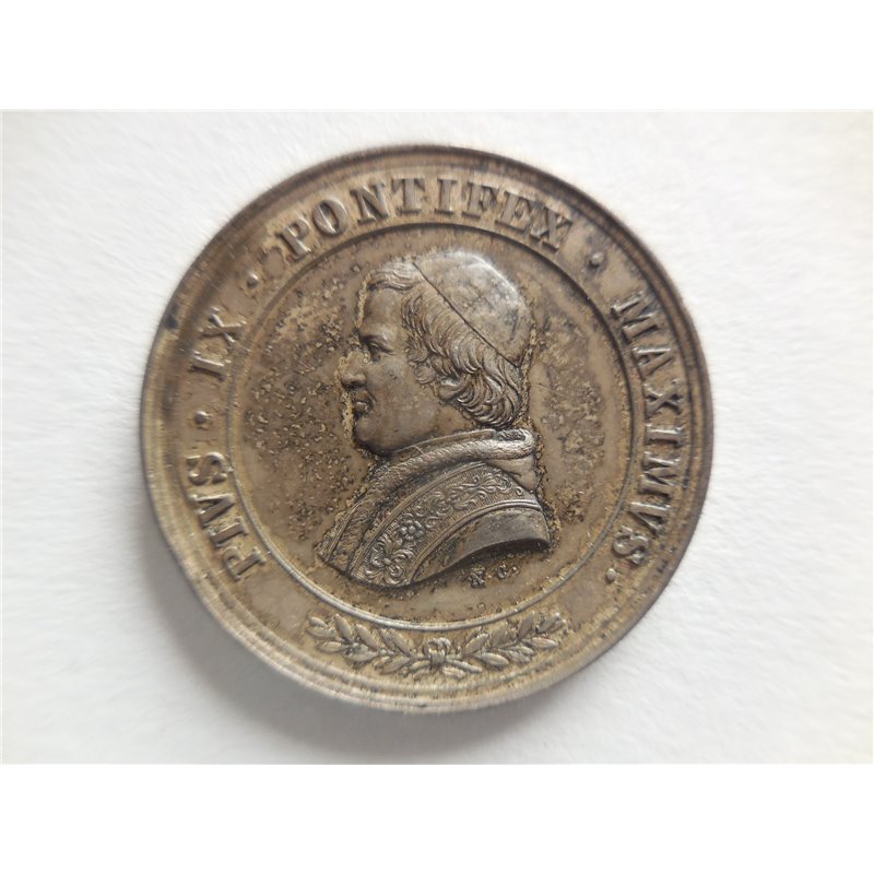 Pio IX medaglia ai benemerenti argento