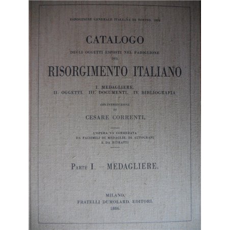 Catalogo sulle medaglie del Risorgimento Camozzi-Vertova Bergamo