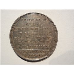 Leopoldo II medaglia ai membri della Società S. Giovanni Battista 1828 Firenze 2