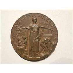 Trieste medaglia a ricordo della riunione adriatica di Sicurtà1938