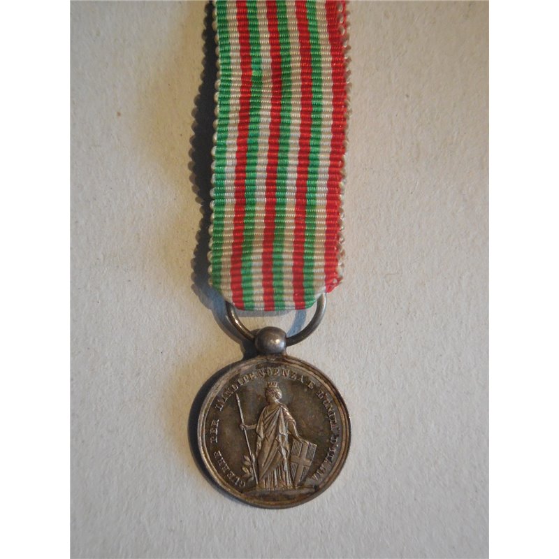 Medaglia mignon guerre per l'indipendenza italiana