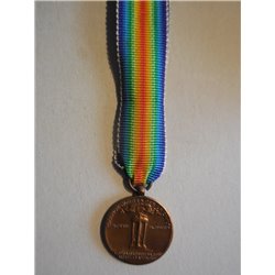 Medaglia mignon interalleata per la vittoria 1914 1918 2
