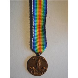 Medaglia mignon interalleata per la vittoria 1914 1918