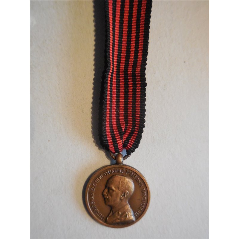 Medaglia mignon per la campagna d'Albania 1939