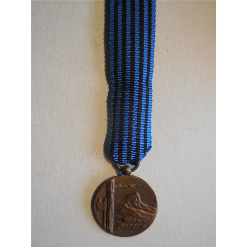 Medaglia mignon per la campagna d'Etiopia 1936