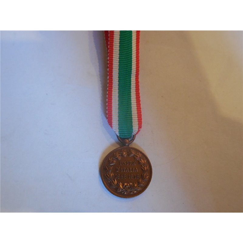 Medaglia mignon unità d'Italia 1848 1918