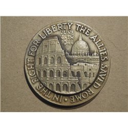 Medaglia liberazione di Roma grazie alle truppe alleate 1944