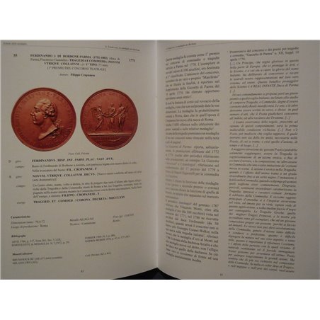 Catalogo le medaglie dei Borbone di Parma autore A. Turricchia