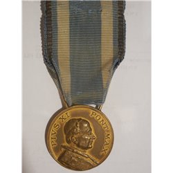 Vaticano Pio XI medaglia ai benemerenti del giubileo 1925