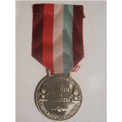 Medaglia al merito di servizio vigili del Fuoco Pompieri 2