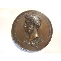 Leopoldo II di Toscana medaglia per la bonifica della maremma 1938