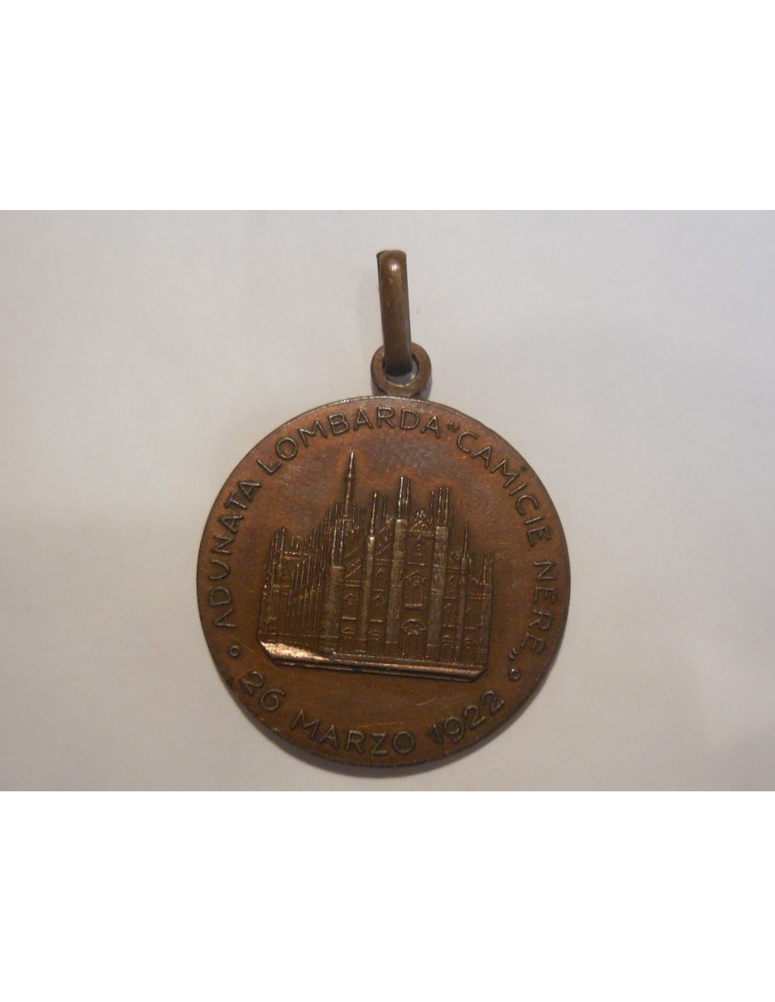 Médaille Historique : Société Lombarde Garibaldini Indépendants - Royaume D'Italie - Pièce D'Occasion