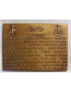 Placca raduno nazionale marinai Brindisi 1934 2