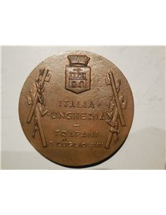 Medaglia incontro Italia-Ungheria a Trapani 1939 Atletica Pesante 2