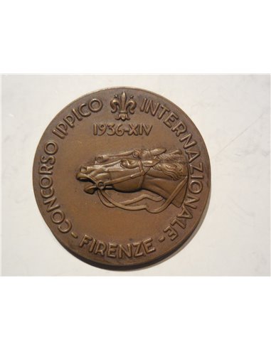 Firenze medaglia concorso ippico internazionale 1936
