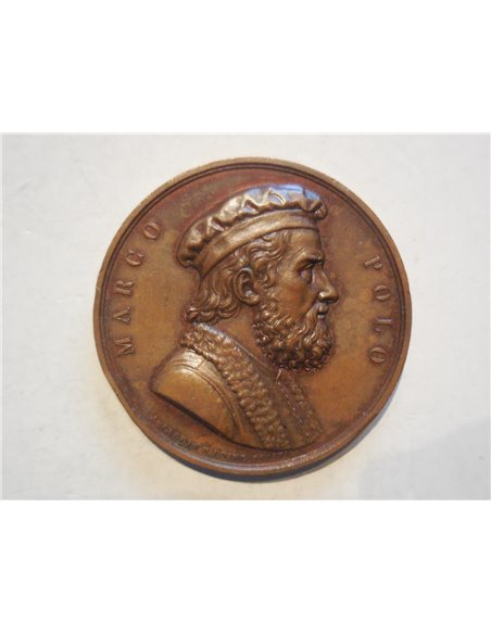 Medaglia a ricordo del 9 congresso degli scienziati a Venezia 1847