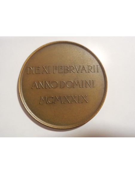 Medaglia a ricordo dei Patti Lateranensi 1929 Pio XI