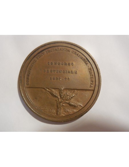 Medaglia commissione granaria 1925 Piacenza
