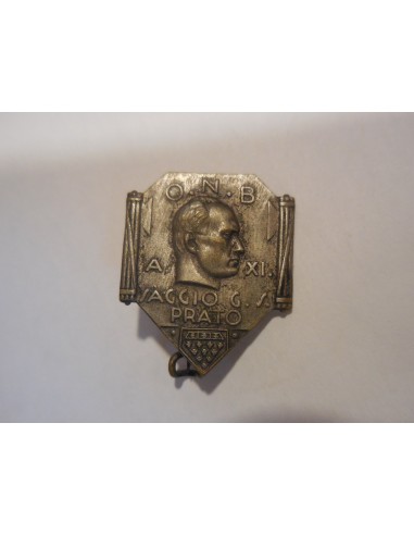 Distintivo ONB Balilla Prato 1933