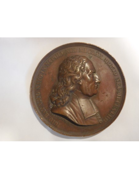 Medaglia 7 congresso scienziati a Napoli 1845 Giovan Battista Vico