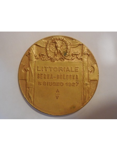 Medaglia incontro al Littoriale fra Berna e Bologna 1927