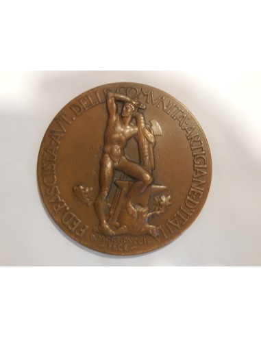 Medaglia federazione fascista artigiani 60mm