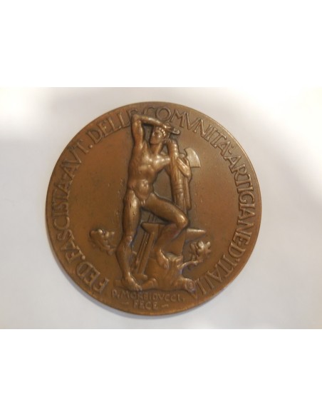 Medaglia federazione fascista artigiani 60mm