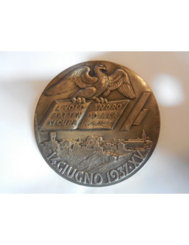 Medaglia centenario morte Giacomo Leopardi...