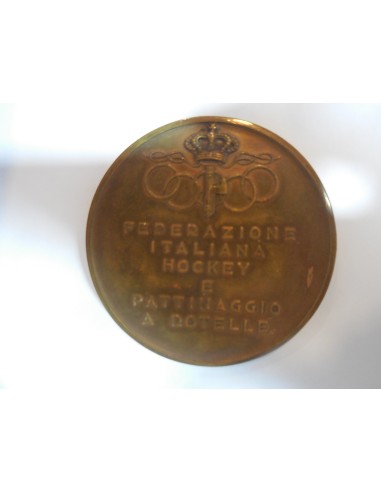 Medaglia federazione Hokey e pattinaggio